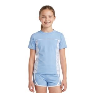 DIRTY CLOTHES Girls Quick-Dry 2-Piece Swimsuit Set–Two Layered Crew Neck Tops with Three Layered Swim Shorts–Comfortable Swimwear for Beach & Pool (5-14Y)